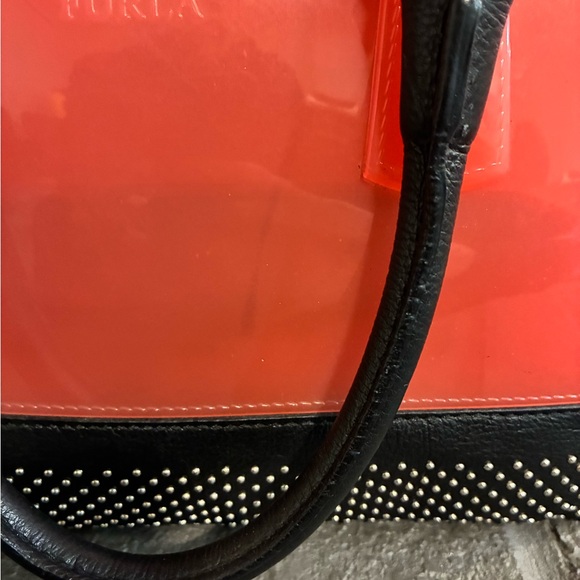 Furla Coral Dome Satchel with Black Studded Base - Picture 6 of 6